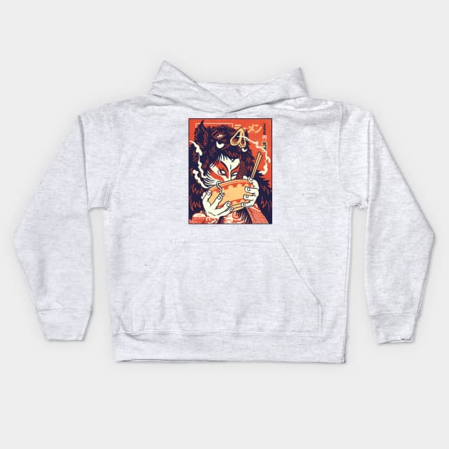 Discount Noodle Gang: Slayer Ino (Light Colored Shirt) Kids Hoodie by zerobriant